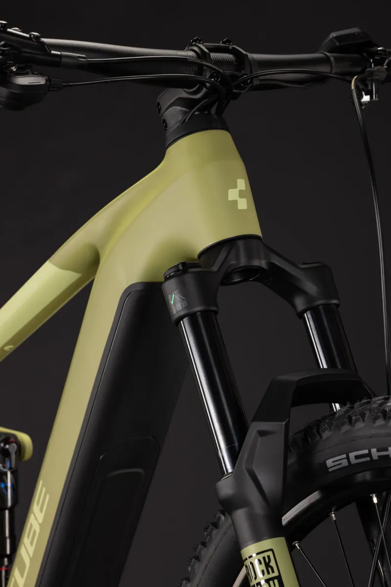 Cube Stereo Hybrid One44 Pro 800 Electric Full Sus MTB 2027 in Softwillow/Green-6
