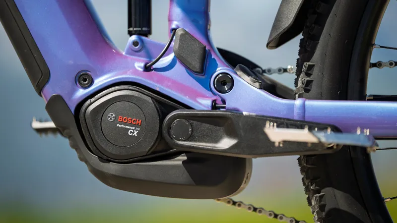 Cube Stereo Hybrid One44 Pro 800 Electric Full Sus MTB 2027 in Blueiris/Purple-12