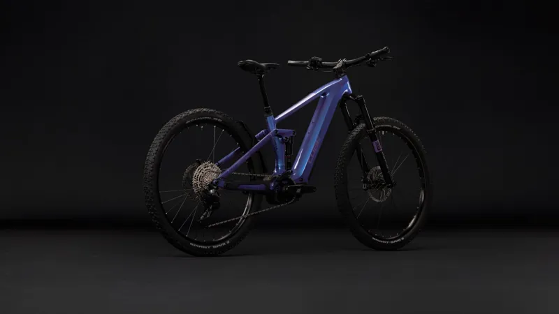 Cube Stereo Hybrid One44 Pro 800 Electric Full Sus MTB 2027 in Blueiris/Purple-4