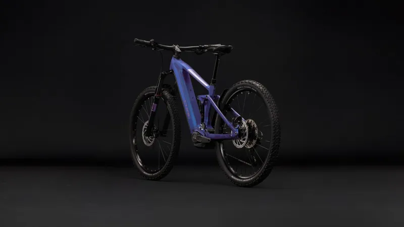 Cube Stereo Hybrid One44 Pro 800 Electric Full Sus MTB 2027 in Blueiris/Purple-2