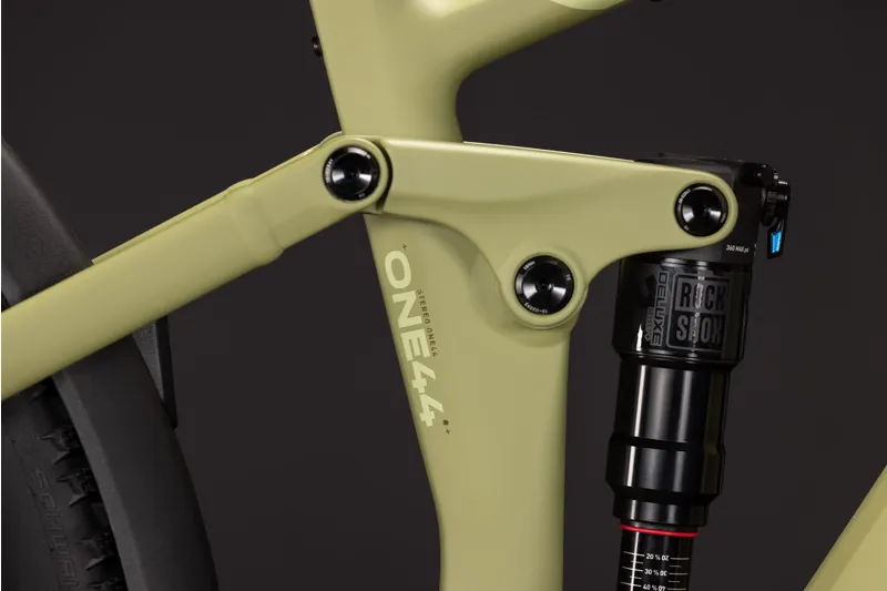 Cube Stereo Hybrid One44 Pro 800 FE Electric Full Sus MTB 2027 in Softwillow Green-9