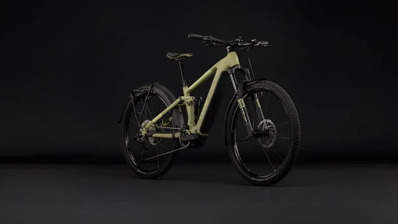 Cube Stereo Hybrid One44 Pro 800 FE Electric Full Sus MTB 2027 in Softwillow Green-1