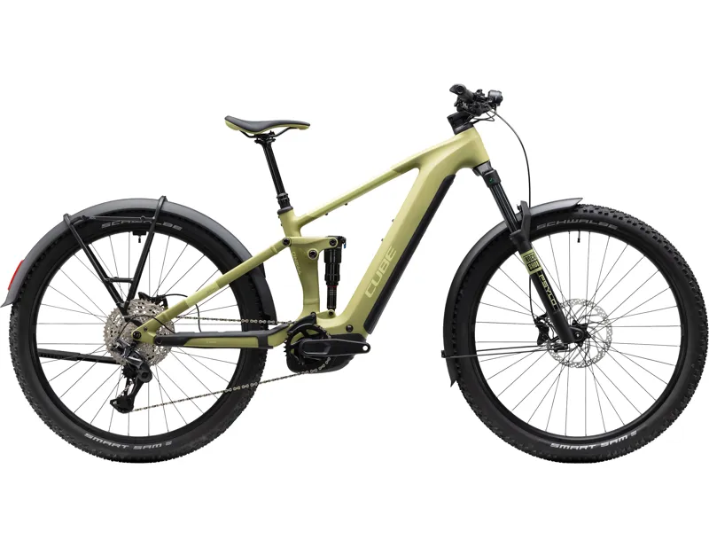 Cube Stereo Hybrid One44 Pro 800 FE Electric Full Sus MTB 2027 in Softwillow Green
