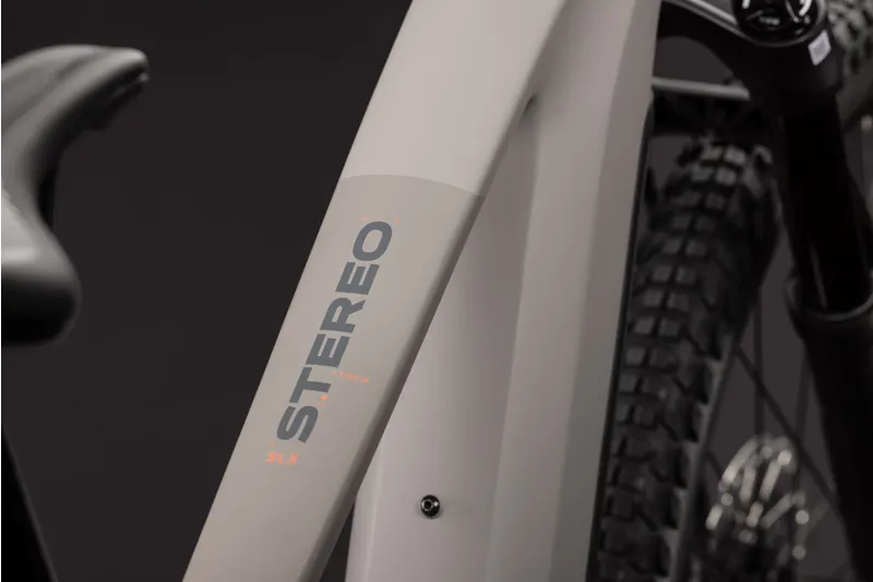 Cube Stereo Hybrid One44 SLX 800 Electric Full Sus MTB 2027 in Oatgrey/Grey-10