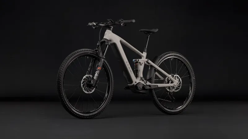 Cube Stereo Hybrid One44 SLX 800 Electric Full Sus MTB 2027 in Oatgrey/Grey-3
