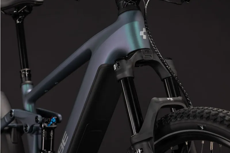 Cube Stereo Hybrid One44 SLX 800 Electric Full Sus MTB 2027 in Smaragdgrey/Chrome-5