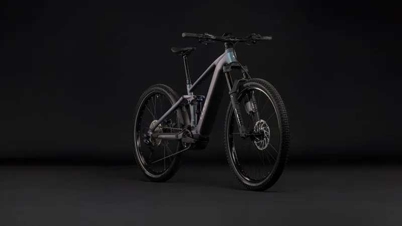 Cube Stereo Hybrid One44 SLX 800 Electric Full Sus MTB 2027 in Smaragdgrey/Chrome-1