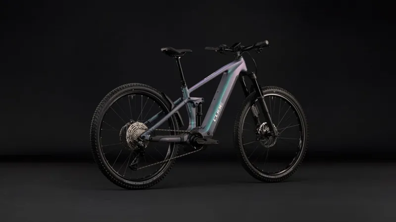 Cube Stereo Hybrid One44 SLX 800 Electric Full Sus MTB 2027 in Smaragdgrey/Chrome-4
