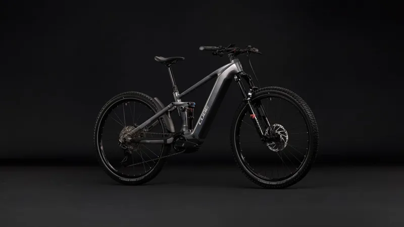 Cube Stereo Hybrid One44 SLX 800 Electric Full Sus MTB 2027 in Prismasilver/Grey-1