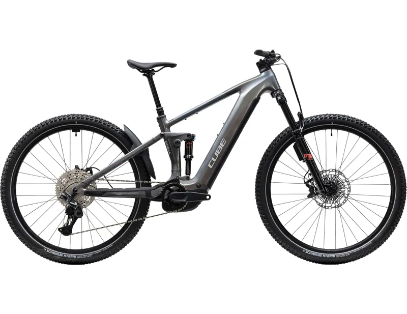 Cube Stereo Hybrid One44 SLX 800 Electric Full Sus MTB 2027 in Prismasilver/Grey
