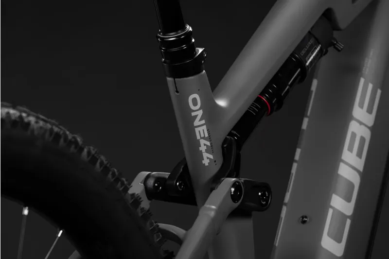 Cube Stereo Hybrid One44 HPC Pro 800 Electric Full Sus MTB 2027 in Oldgrey/Black-10