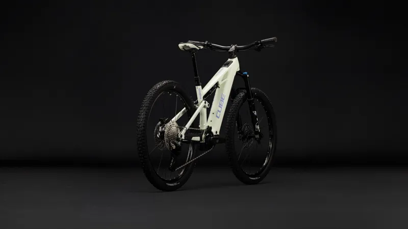 Cube Stereo Hybrid One44 HPC Race 800 Electric Full Sus MTB 2027 in Mellowyellow/Lilac-9