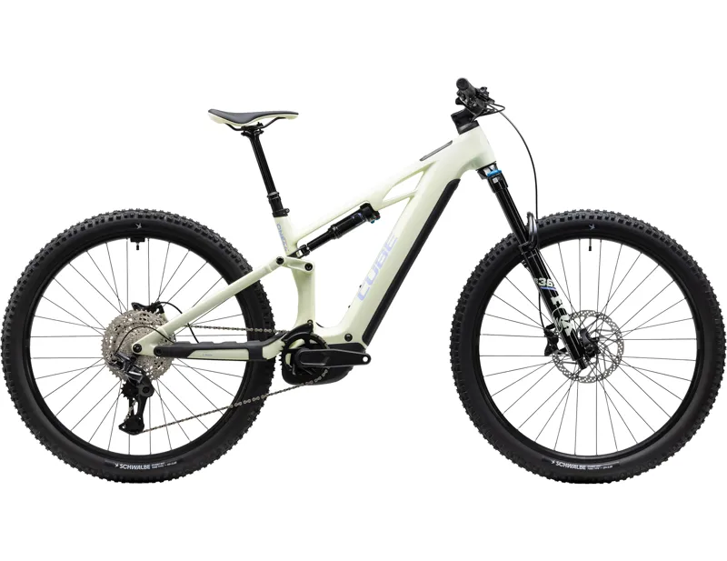 Cube Stereo Hybrid One44 HPC Race 800 Electric Full Sus MTB 2027 in Mellowyellow/Lilac