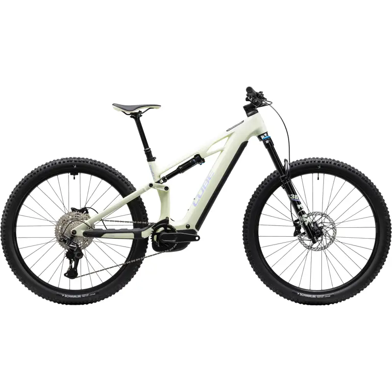 Balfes Bikes Cube Stereo Hybrid One44 HPC Race 800 Electric Full Sus MTB 2027 in Mellowyellow/Lilac | Free postage over £30, £10 off first order, price match & 0% finance.
