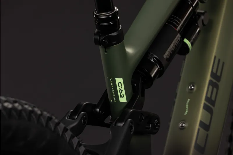 Cube Ams Hybrid 177 C:62 TM 600X Electric Carbon Full Sus MTB 2027 Reedgreen/Gills-8