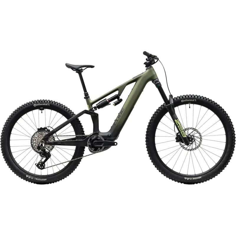 Balfes Bikes Cube Ams Hybrid 177 C:62 TM 600X Electric Carbon Full Sus MTB 2027 Reedgreen/Gills | Free postage over £30, £10 off first order, price match & 0% finance.