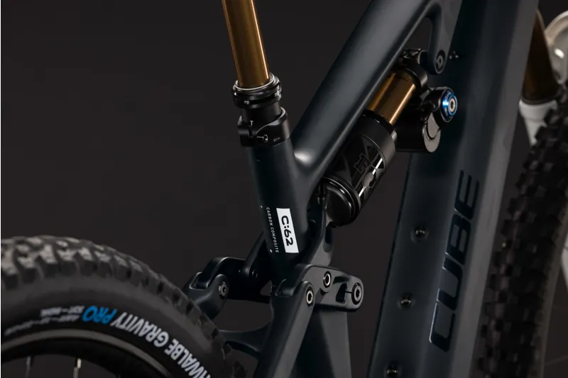 Cube Ams Hybrid 177 C:62 At 600X Electric Carbon Full Sus MTB 2027 in Carbon/White-10