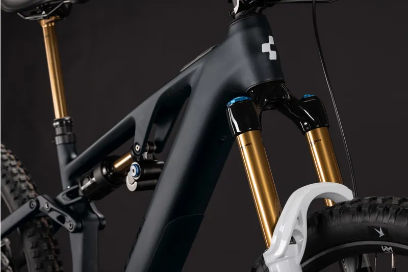 Cube Ams Hybrid 177 C:62 At 600X Electric Carbon Full Sus MTB 2027 in Carbon/White-6