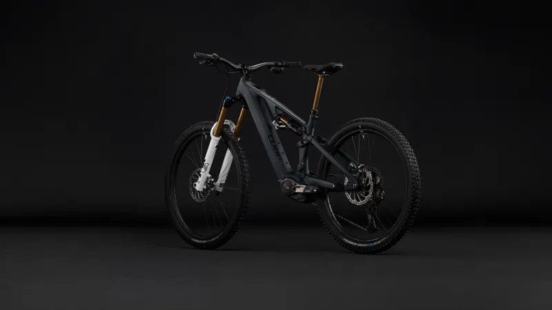 Cube Ams Hybrid 177 C:62 At 600X Electric Carbon Full Sus MTB 2027 in Carbon/White-1