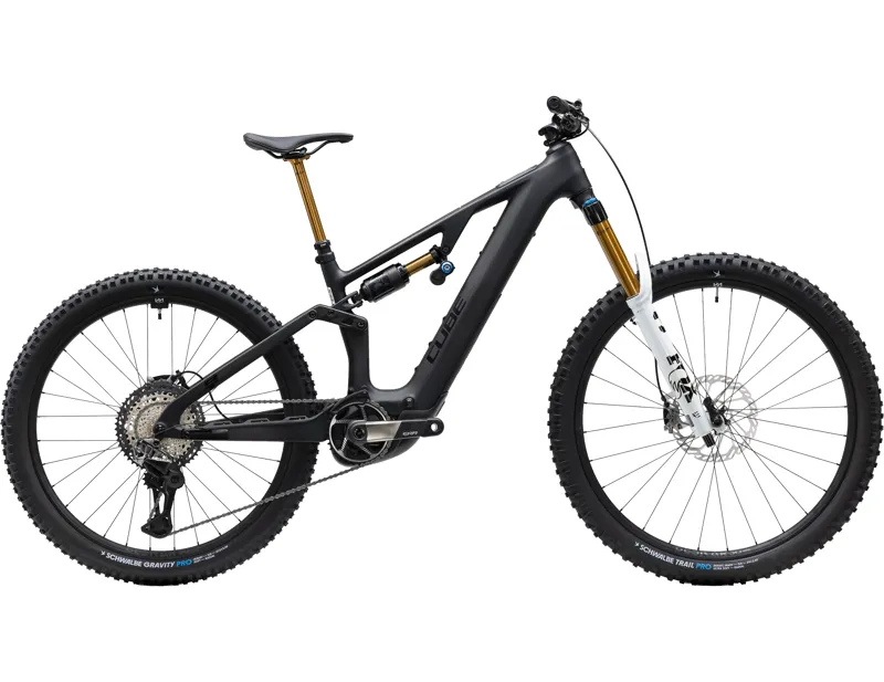 Cube Ams Hybrid 177 C:62 At 600X Electric Carbon Full Sus MTB 2027 in Carbon/White