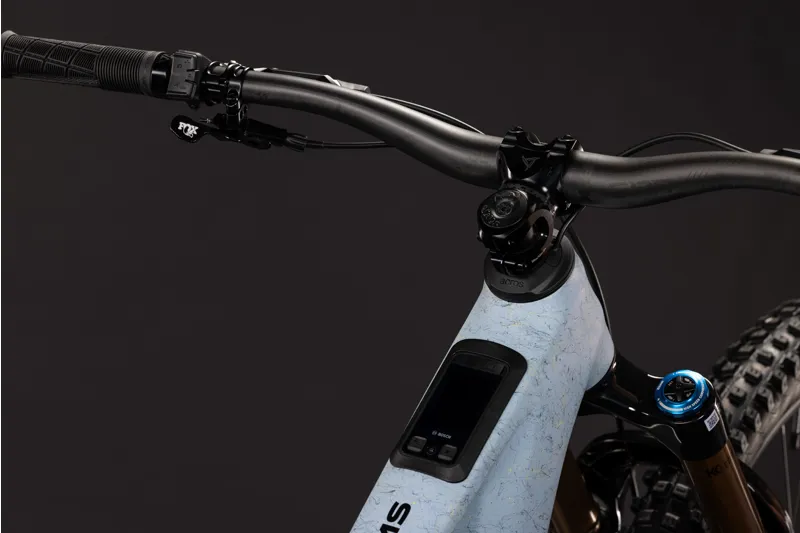 Cube Ams Hybrid 177 C:62 Super TM 600X Electric Carbon Full Sus MTB 2027 in Artichoke/Lime-5