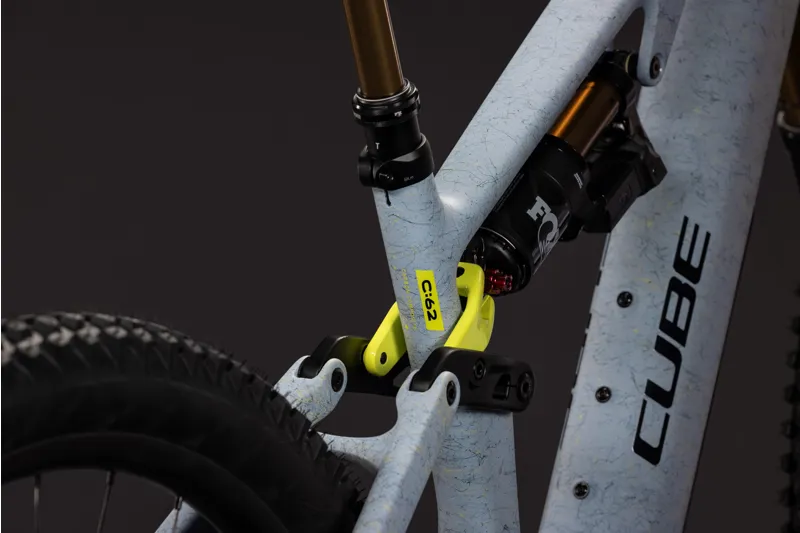 Cube Ams Hybrid 177 C:62 Super TM 600X Electric Carbon Full Sus MTB 2027 in Artichoke/Lime-10