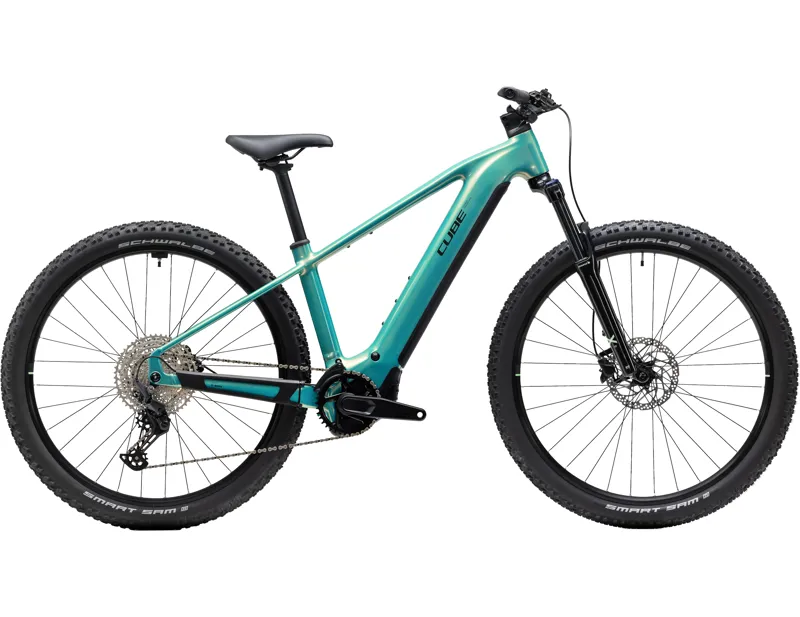 Cube Reaction Hybrid Performance 720 Electric Alloy Hybrid bike 2027 in Maldivian/Black