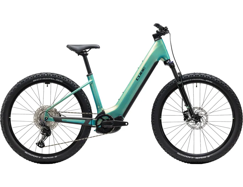 Cube Reaction Hybrid Performance 720 Electric Alloy Hybrid bike 2027 in Maldivian/Black