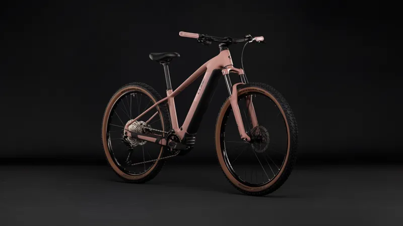 Cube Reaction Hybrid Performance 720 Electric Alloy Hybrid bike 2027 in Ruby/Black-4