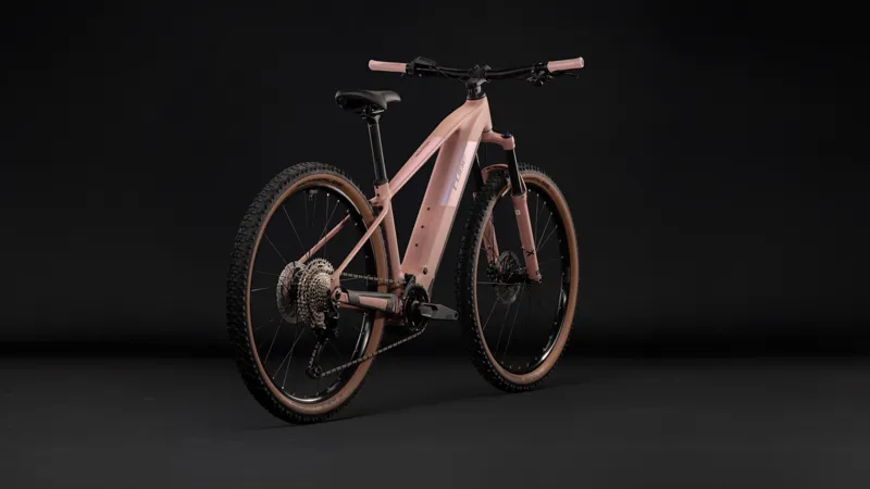 Cube Reaction Hybrid Performance 720 Electric Alloy Hybrid bike 2027 in Ruby/Black-3