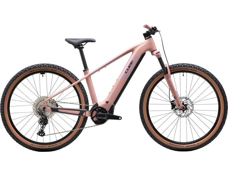 Cube Reaction Hybrid Performance 720 Electric Alloy Hybrid bike 2027 in Ruby/Black
