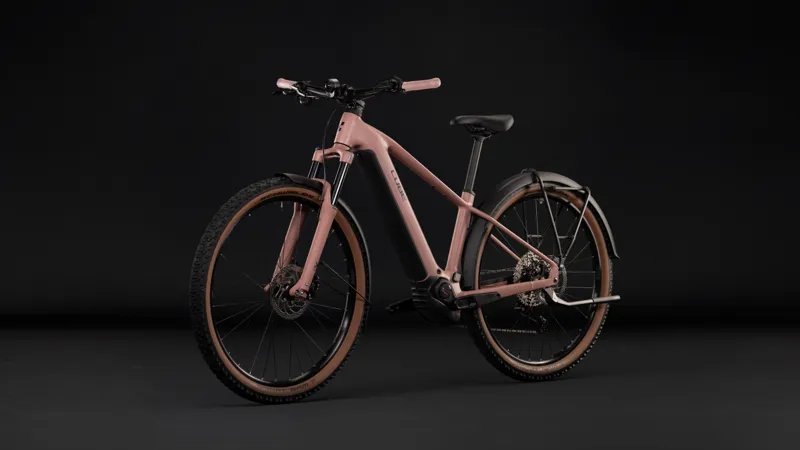 Cube Reaction Hybrid Performance 720 FE Electric Alloy Hybrid bike 2027 in Ruby/Black-2