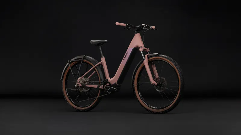 Cube Reaction Hybrid Performance 720 FE Electric Alloy Hybrid bike 2027 in Ruby/Black-4
