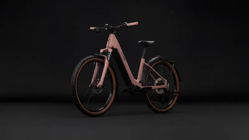 Cube Reaction Hybrid Performance 720 FE Electric Alloy Hybrid bike 2027 in Ruby/Black-2