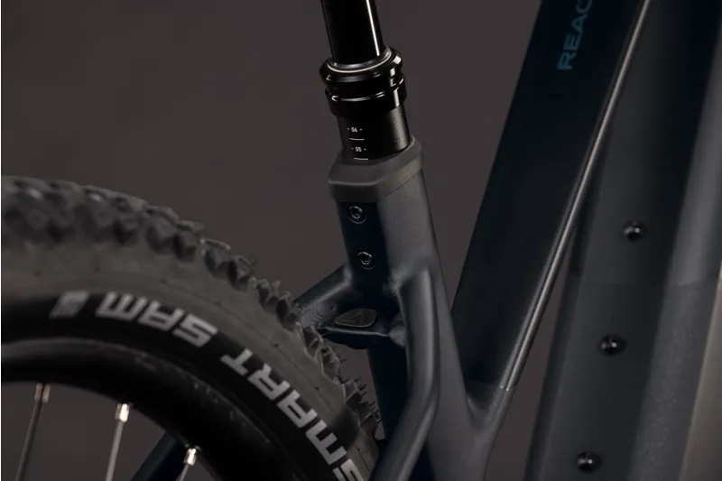 Cube Reaction Hybrid Pro 800 Electric Aluminium MTB 2027 in Silverdust/Prism-6
