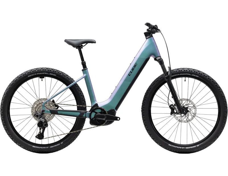 Cube Reaction Hybrid Pro 800 Electric Aluminium MTB 2027 in Polarlight/Black