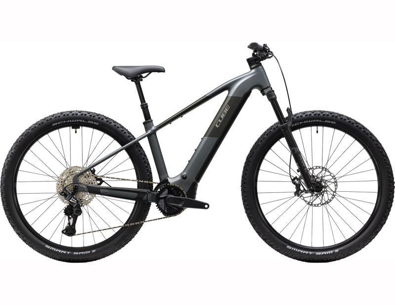 Cube Reaction Hybrid Race 800 Electric Mountain Bike 2027 in Slabgrey/Chrome