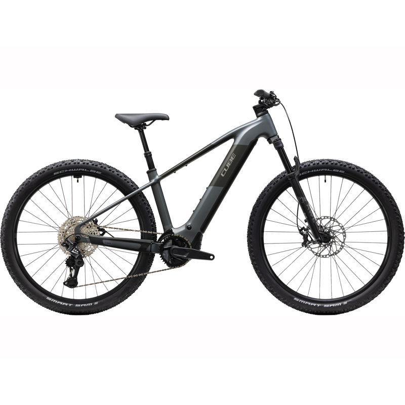 Balfes Bikes Cube Reaction Hybrid Race 800 Electric Mountain Bike 2027 in Slabgrey/Chrome | Free postage over £30, £10 off first order, price match & 0% finance.