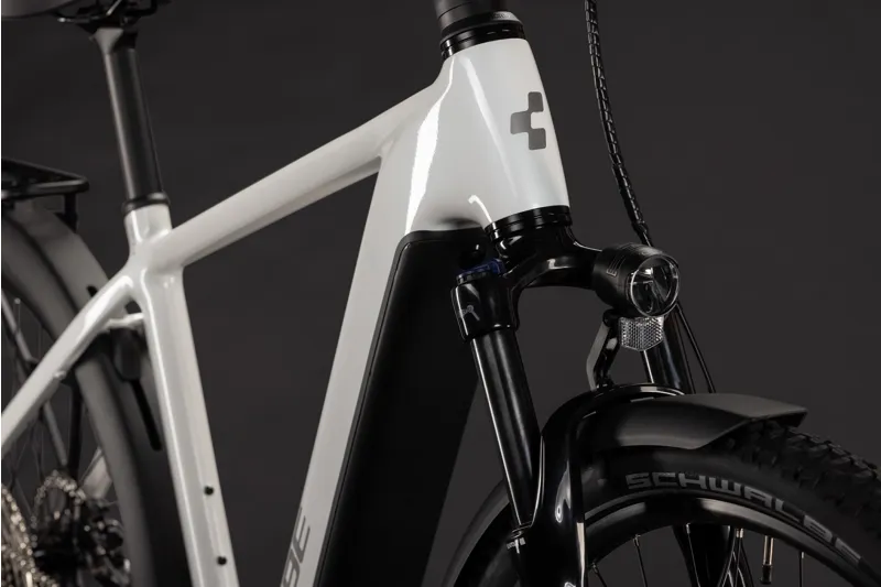 Cube Nuride Hybrid Performance 720 Electric Hybrid bike 2027 in Metallicwhite/Grey-5