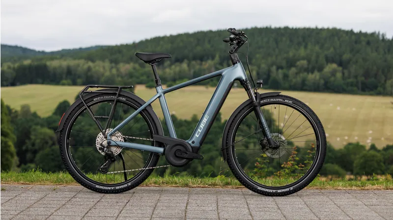 Cube Nuride Hybrid Pro 800 Electric Hybrid Bike 2027 in Deepteal Blue-6