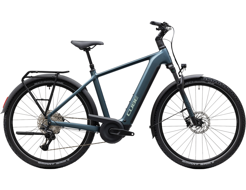 Cube Nuride Hybrid Pro 800 Electric Hybrid Bike 2027 in Deepteal Blue
