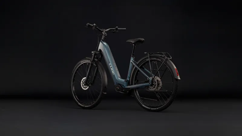 Cube Nuride Hybrid Pro 800 Easy Entry Electric Hybrid Bike 2027 in Deepteal/Blue-2