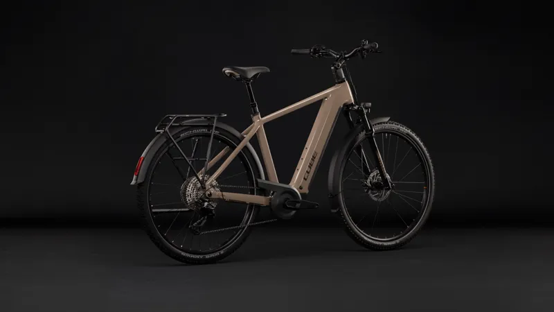 Cube Nuride Hybrid Pro 800 Electric Hybrid Bike 2027 in Cappuccino/Black-2