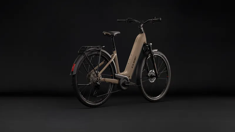 Cube Nuride Hybrid Pro 800 Easy Entry Electric Hybrid Bike 2027 in Cappuccino/Black-2