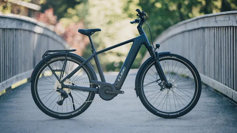 Cube Nuride Hybrid EXC 800 Electric Hybrid Bike 2027 in Coal/Chrome-5