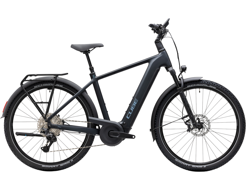 Cube Nuride Hybrid EXC 800 Electric Hybrid Bike 2027 in Coal/Chrome