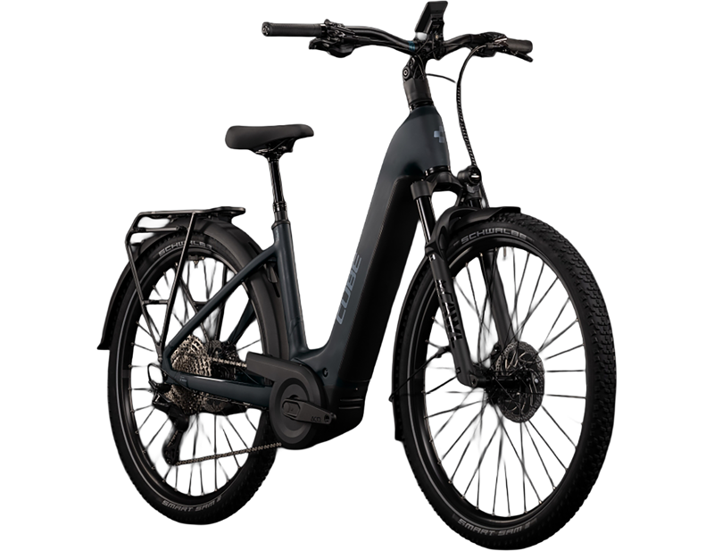 Cube Nuride Hybrid EXC 800 Easy Entry Electric Hybrid Bike 2027 in Coal Chrome-6