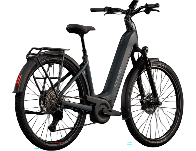 Cube Nuride Hybrid EXC 800 Easy Entry Electric Hybrid Bike 2027 in Coal Chrome-5