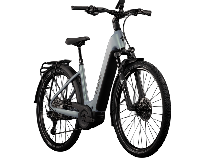 Cube Nuride Hybrid EXC 800 Easy Entry Electric Hybrid Bike 2027 in Seagrey/Black-3