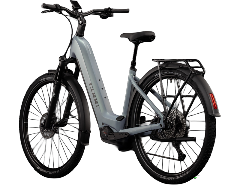 Cube Nuride Hybrid EXC 800 Easy Entry Electric Hybrid Bike 2027 in Seagrey/Black-4